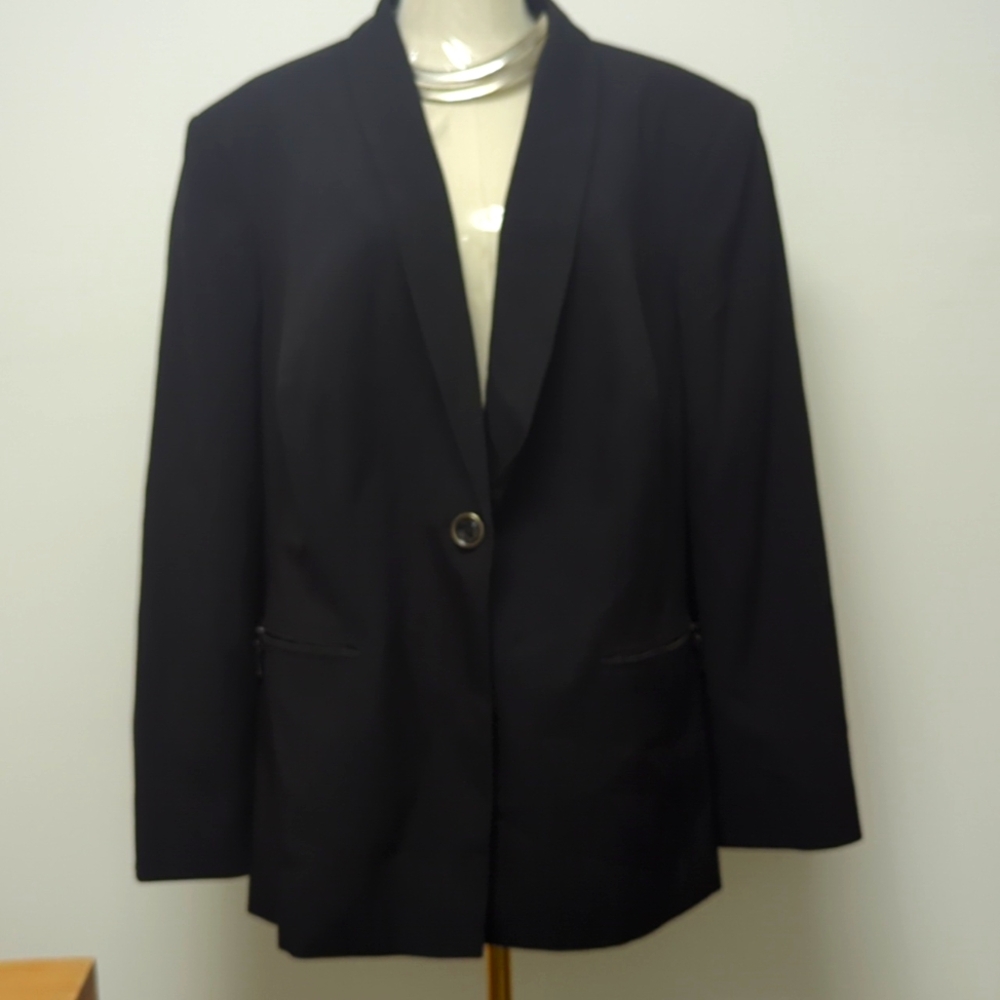 John Meyer Collection Black Blazer Size 22W